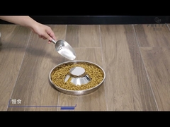 Eating Anti Choking 1000ml Stainless Steel Slow Feeder Bowl